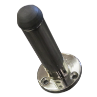 Round Door Buffer - Black Nickel Finish