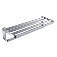 Double Towel Rack - 600mm - Chrome Fini