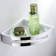 Corner Basket - 9X9 Inch - Chrome Finis