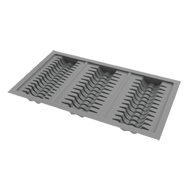 Dish Plate Grey. Antistatic Plastic Mat