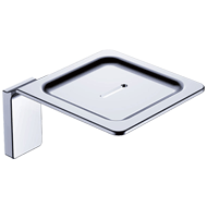 Soap Dish Holder - Chrome Plated Finish