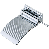 Foot rest with Hook - Chrome Plated Fin