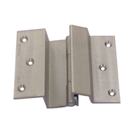 Brass Overlay Door Hinge - Half - Stain