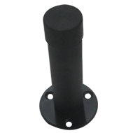 Round Door Buffer - Black Matt Finish