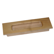 Sliding Flush Handle - 6 Inch - Teak Wo