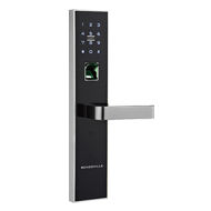 Fingerprint Door Lock - Black with Silv
