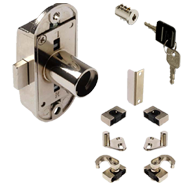 Wardrobe bar lock - 3 point lock