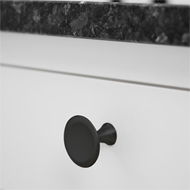 BELL Cabinet Knob - 42mm - Matt Black F