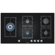 Bosch Gas Hobs - 90 cm - 5 Burner - Bla