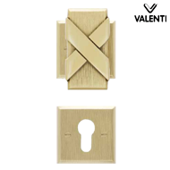 FLAVIA Door Knob - Satin Brass Finish