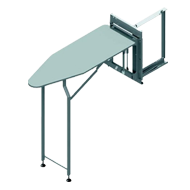 Pull Out Foldable Ironing Board - Grey
