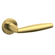 AURELIA Door Handle - Brass - Super Gol