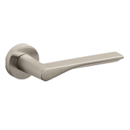 FIN Door Lever handle on rose - Brass -