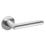 LUCY Door Handle - Brass - Matt Chrome 