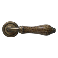 Dalia Door Handle on rose - Bronzed Bra