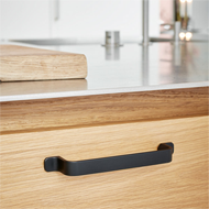 RIO Cabinet Handle - Matt Black - 128mm