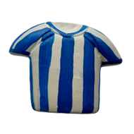 Blue Stripes T-Shirt Cabinet Knob