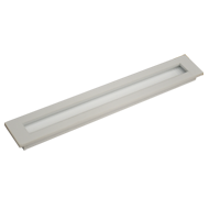 Flush Cabinet Handle - 18 Inch - White