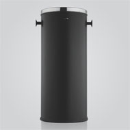 Swing Bin With Handle - Black Colour - 