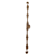 Brass Door Bolt (Cremone) - 4Ft. AB Fin