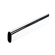 Oval Tube - Matt SS - 1200mm