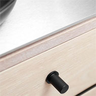 LINEAR Cabinet Knob - Black Colour - Di