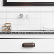 PORT Cabinet Handle - CC 96mm - Antique