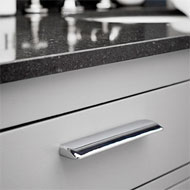 QUIET Cabinet Handle - CC 160mm - Brigh