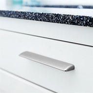 QUIET Cabinet Handle - CC 160mm - Inox
