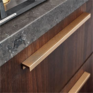 Station  Cabinet Handle - Brushed Brass