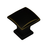 Cabinet Knob - Matt Satin Black Finish