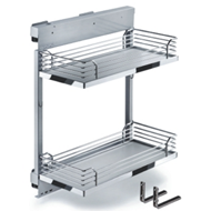 Side Mounted Bottle Pull Out with Soft