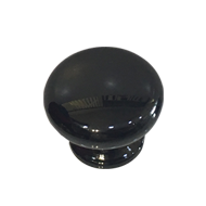 Cabinet Knob - Black Pvd Finish - 30mm