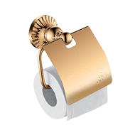 Toilet Paper Holder with cover - Gold F