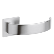 ARC Door Lever handle on rose With Yale