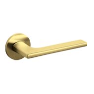 LOTUS Door Handle - Brass - Super Gold 