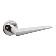 NINA Door Handle - Brass - Bright Chrom