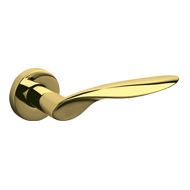 WIND Door Handle - Brass - Super Gold B