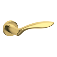 ONDA Door Handle - Brass - Super Gold S