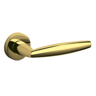 AURELIA Door Handle - Brass - Super Gol