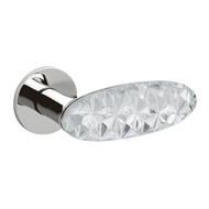 CRYSTAL DIAMOND Door Handle With Yale K