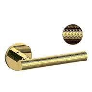 ATENA RANK Door Handle - Brass - Super 