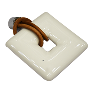 Ceramic Cabinet Handle - White Colour -