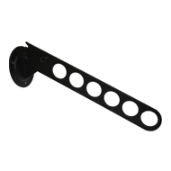 Dress Hanger - Black Matt Finish - 300m