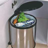Swing Out Dustbin - Finish CP - 14 LTR