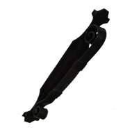 Iron Door Pull Handle - 22 Inch - Black