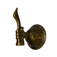 Brass Single Hook - Antique Brass Finis