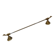 Brass Single Towel Rod - Antique Brass