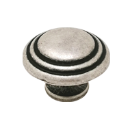 Classic Cabinet Knob - Antique Silver F