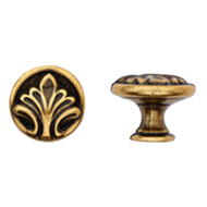 Fenice Cabinet Knob - Ivory Gold finish